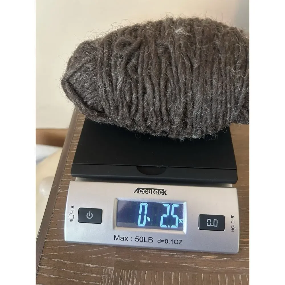 Mixed Lot Of Yarn 5 Skeins Acrylic Blend Gray Black Brown Medium Worsted Yarn